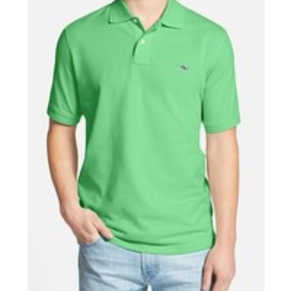 Vineyard Vines - Men's Classic Green Polo Shirt - Size L​​
